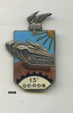 Badge, 13 Gpe. Armored Division Repair Squadrons, Black Wheel