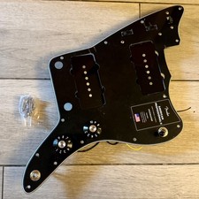 2025 Fender American Professional II Jazzmaster LOADED Pickguard Black USA V-Mod
