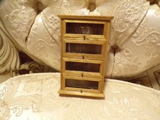 Miniature Dollhouse Barrister Bookcase