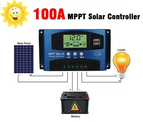 100a mppt solaire contrôleur - 100a,
