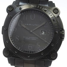 HAMILTON Khaki Below Zero H785850 Date black Dial Automatic Men's Watch_866256