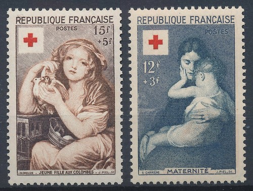 Timbre france 1006 1007 - france, 1006/1007**