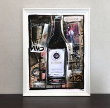 Sassicaia Urban Pop Art Art Picture, Red Wine, Wine, Gastro, Decor, Italy 