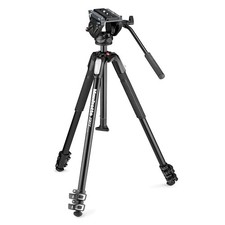 OPEN BOX – Manfrotto MVK500190X3 Tripod Kit: MVH500AH + MT190X3