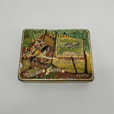 Vintage NESTOR GIANACLIS Cigarette Metal Tin Box 20 Gold Tip Cigarettes 