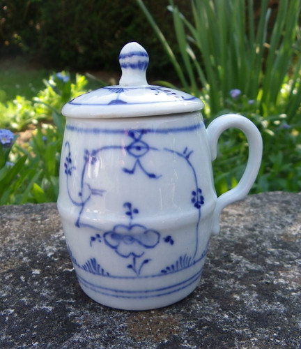 Ancien pot moutarde en - À,