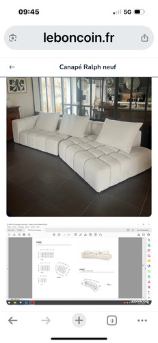 Canapé angle tissus - d'angle, ,