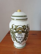 Grand pot à pharmacie décor