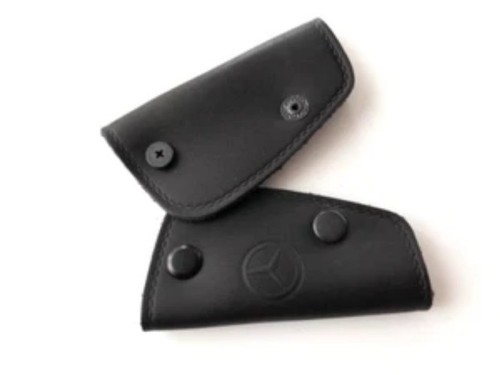 Porte clés cuir véritable - en,