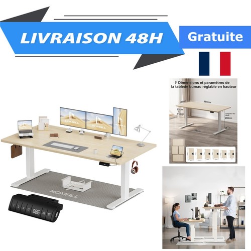 Bureau assis debout - assis,
