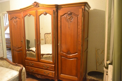 Chambre coucher merisier - chambre,
