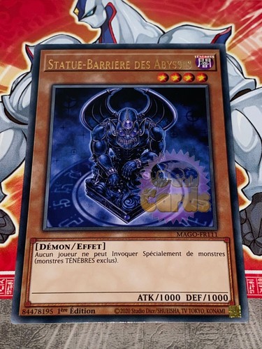 Carte statue barriere - yu, gi