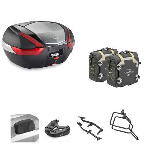 Kit givi valise v47n sacs - givi,