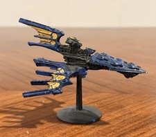 Warhammer 40k Battlefleet Gothic Eldar Cruiser Miniature Metal