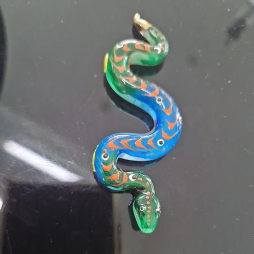 Serpent en verrerie - serpent, 🐍