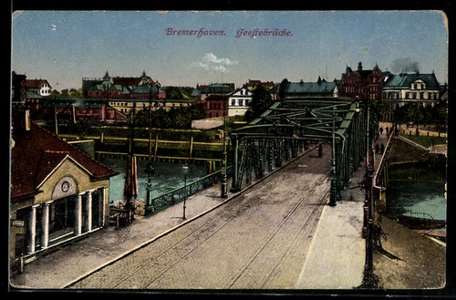 Bremerhaven pont geeste avec - bremerhaven,,