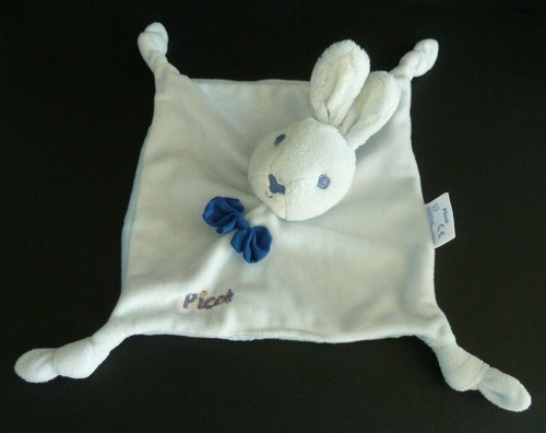 Doudou plat picot lapin - plat,