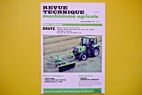 Revue technique machinisme - revue,