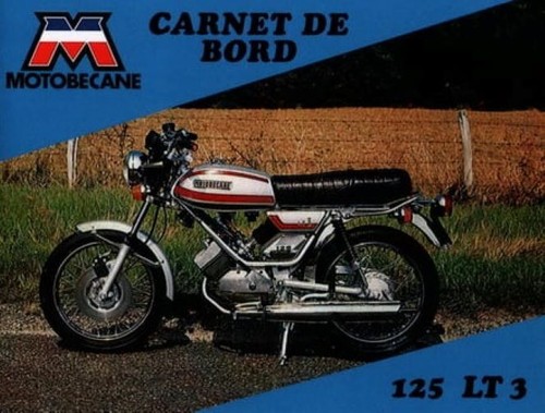 Motobecane 125 lt3 carnet - sg, (carnet
