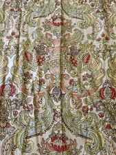 POTTERY BARN SIMONE Palampore Curtains Set Panel Floral Linen Blend 50x84 Lined