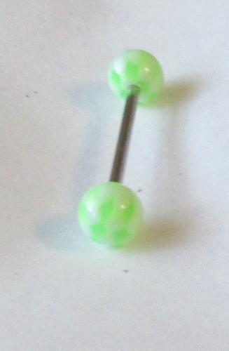 Piercing langue barbell 19 - barbell,