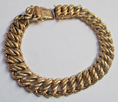 Ancien bracelet gourmette - bracelet,