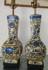 CHINE PAIRE DE LAMPES EN