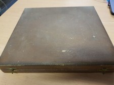 Vintage 11 Knife Household Box Stainless Steel and Flawless Horn Good Condition