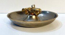 Antique Cast Metal Willie’s Jeep Dealer Promo Cigar Cigarette Ashtray 1940s 50s