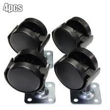 Lot de 4 roues pivotantes