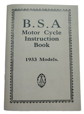 Manuel Neuf De Moto BSA Blue