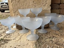 Lot de 9 coupes à glace