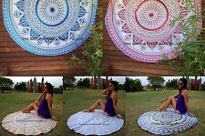 Indien Rond Mandala Yoga Tapis