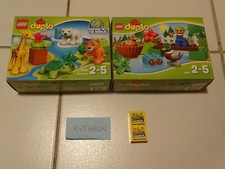 BOITE LEGO NEUVE - SET OF 2 SEALED BOXES DUPLO 10581 et 10801 ANIMAUX