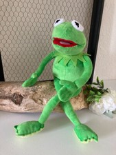 15⚜️ Disney Store Plush Frog Blanket Articulated Arms & Legs H 23cm Sitting