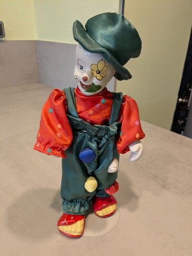 Clown porcelaine avec - clown,