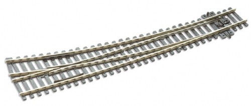 Aiguillage courbe droite - courbe, a