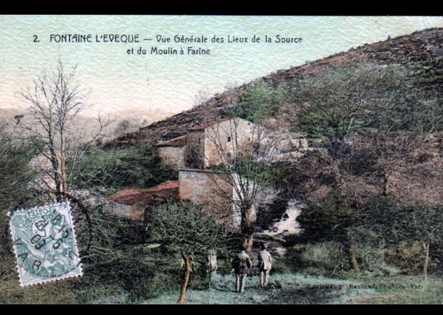 Fontaine eveque moulin - (83),