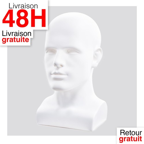 Tête mannequin homme - de,