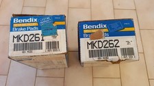 Plaquettes De Frein Ant/Pos Pontiac Bendix MKD261 M KD262 Vintage Original