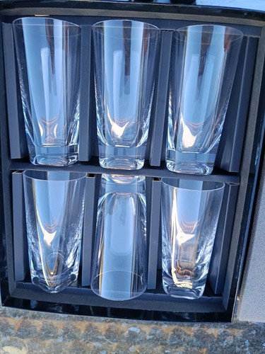Verres orangeade cristal - 6,