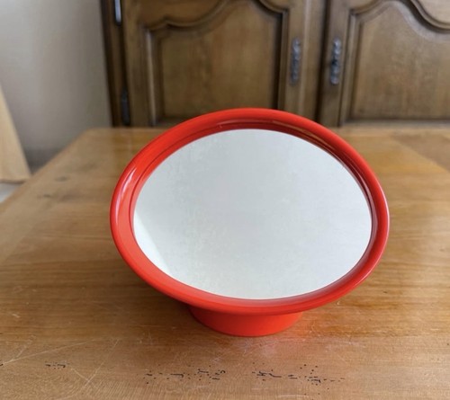 Miroir boule vintage orange - vintage,