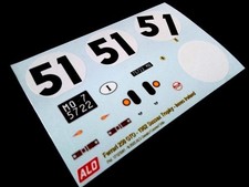 1962 SUSSEX TROPHY, GOODWOOD #51 FERRARI 250 GTO INNES IRELAND 1:18 DECALS