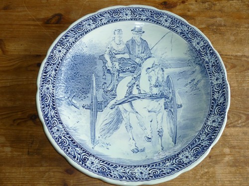 Grande assiette faïence - ,
