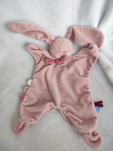 Doudou plat sucre orge lapin - doudou,
