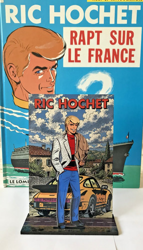 Scène ric hochet silhouette - ric,