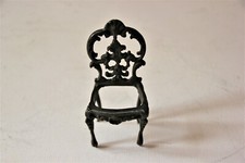 Small Antique Metal Doll Chair