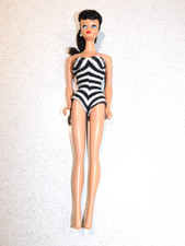 Barbie:  VINTAGE Brunette TRANSITIONAL #4/5 PONYTAIL BARBIE Doll No Box!