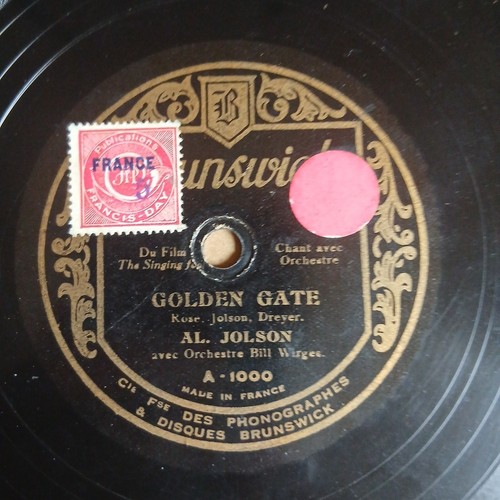 78t jolson golden gate - jolson.,