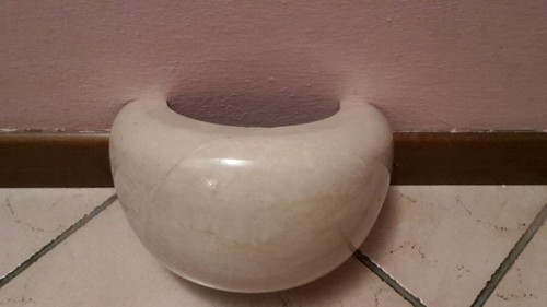 Vase marbre porte flamme - en, porte-flamme